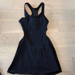 TNA Black Racerback Mini Dress